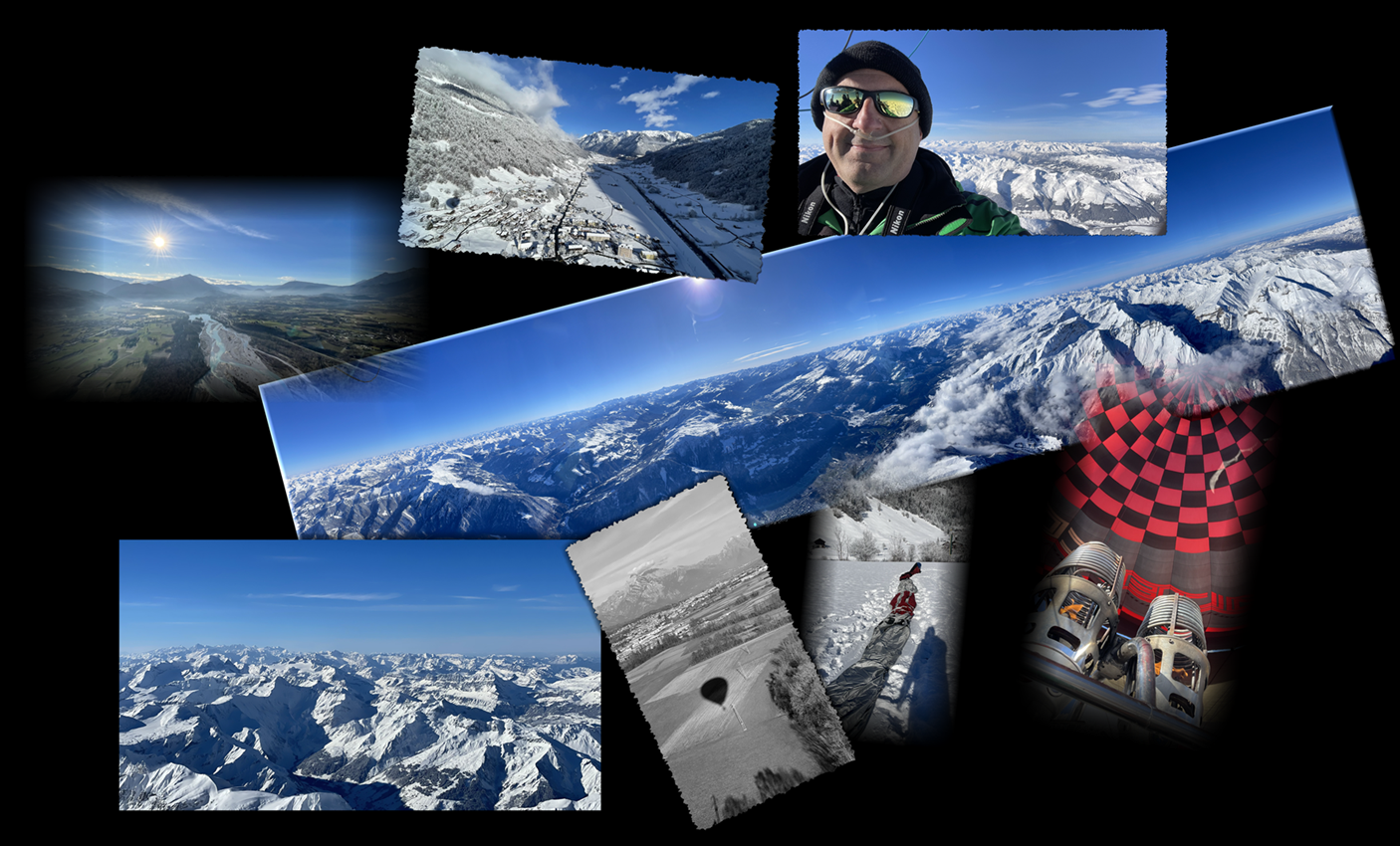 Alpenüberquerung im Heissluftballon