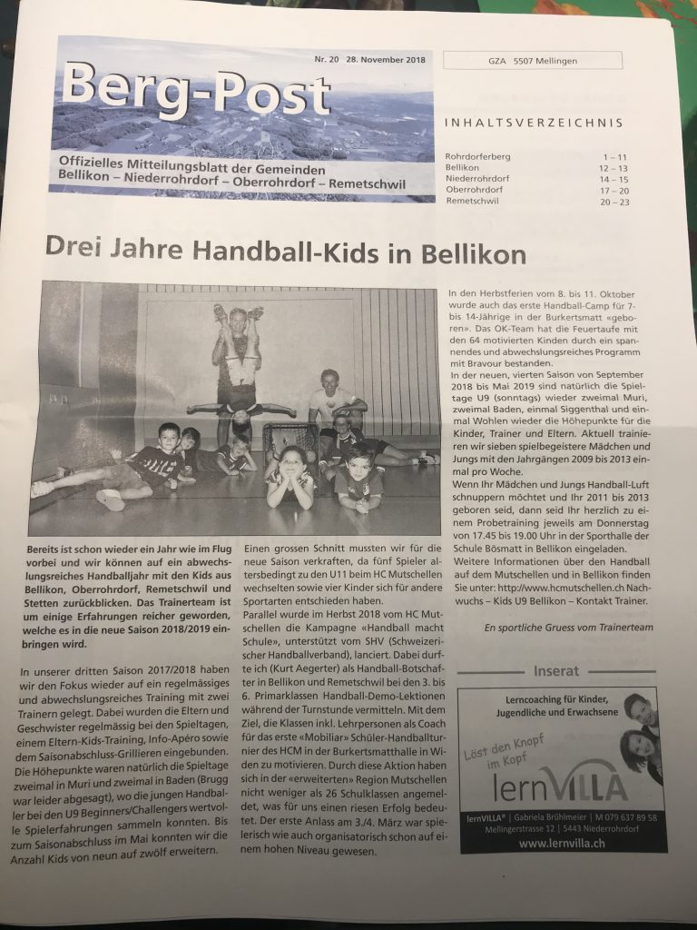 Bergpost #20 Titelstorry 20.11.2018