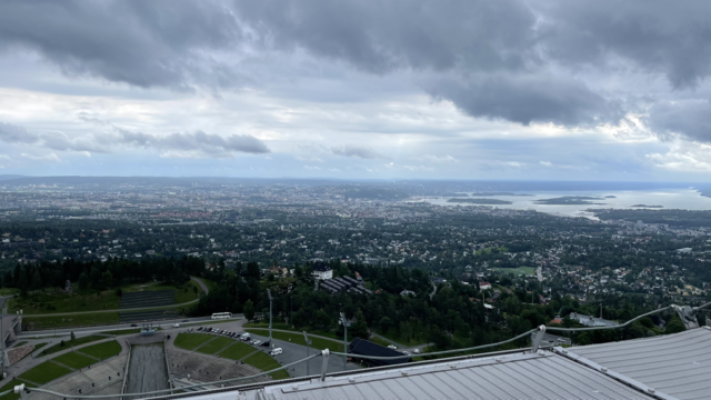 Blick vom Dach der Schanze