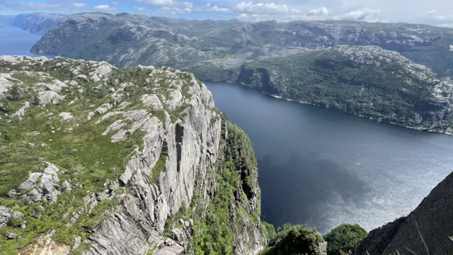 Blick in den Lysefjord