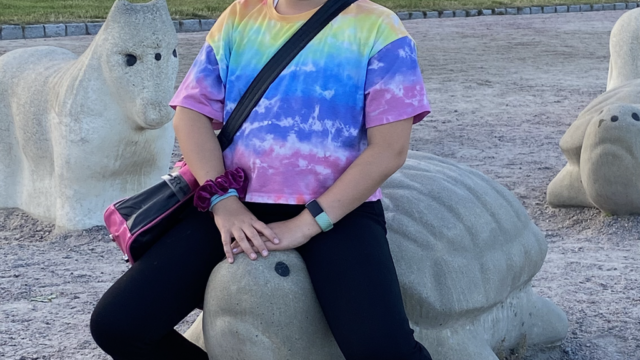 Klein Alessia mit 11 Jahren