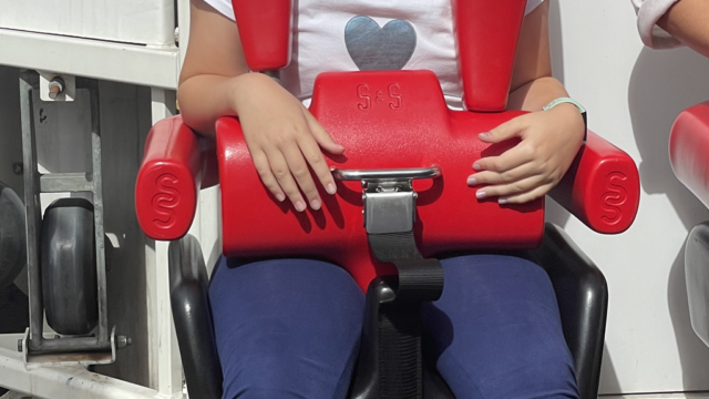 Alessia lächelt....noch