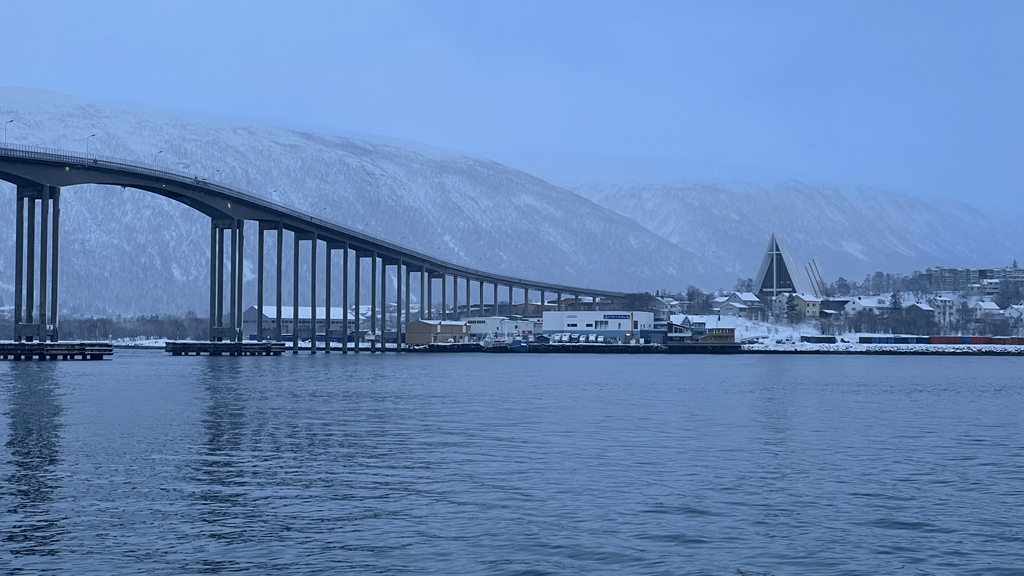Wieso ist die Brücke so hoch? Wegen der Eisberge, wieso sonst.... Eismeerkatedrale