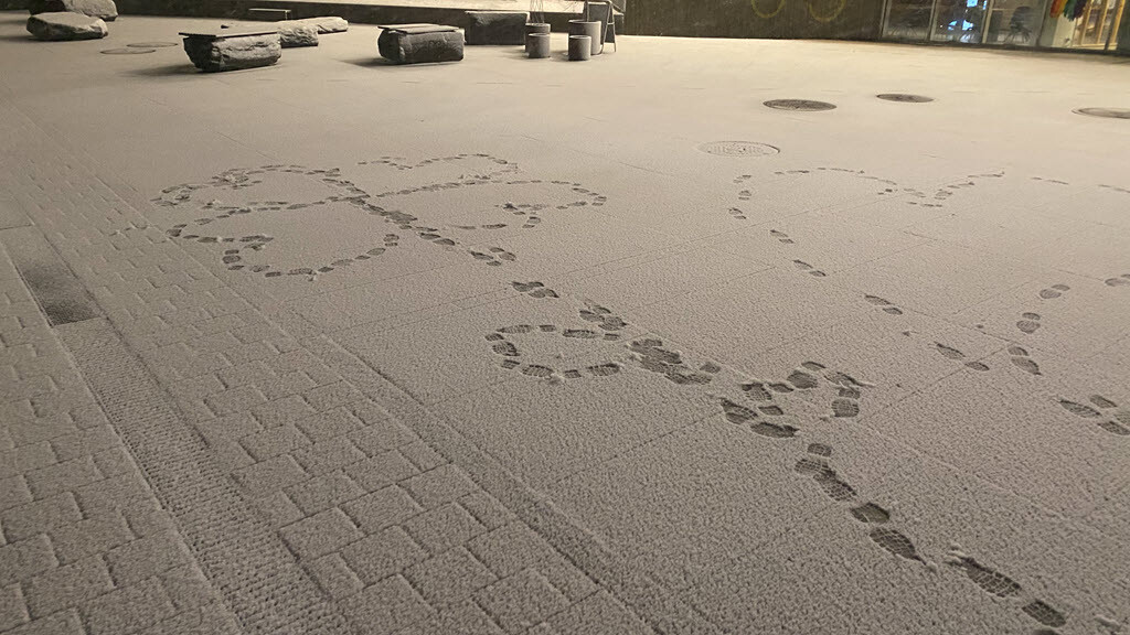 Alessias kreative Ader Schneebilder