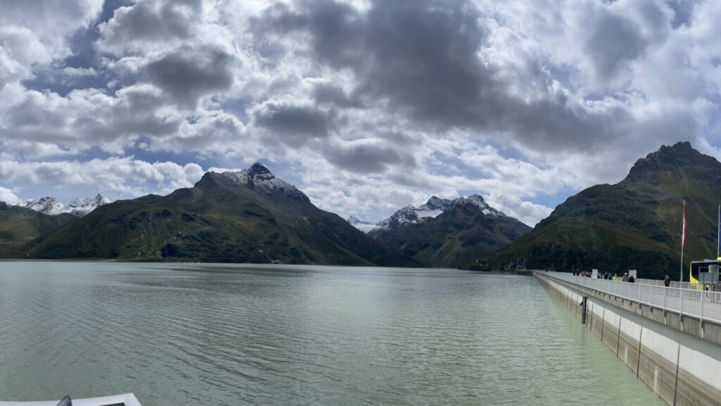 Ausblick über den Stausee Bielerhöhe